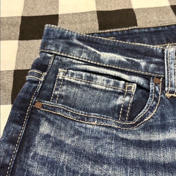 Buckle BKE Payton Skinny Jeans Women's Size 34 x 31.5 Stretch Distressed Dark - Picture 4 of 11